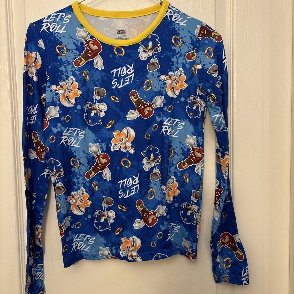 Boys ClimateRight by Cuddl Duds Sonic Thermal Underwear Shirt (Size‎ L 10/12)